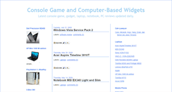 Desktop Screenshot of console-game-review.blogspot.com