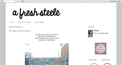 Desktop Screenshot of afreshsteele.blogspot.com