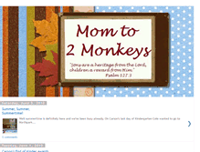 Tablet Screenshot of momto2monkeys.blogspot.com