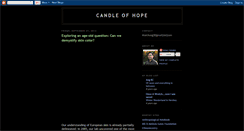 Desktop Screenshot of candleofhope.blogspot.com