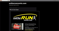 Desktop Screenshot of ontherunevents.blogspot.com