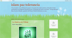 Desktop Screenshot of islampaztolerancia.blogspot.com