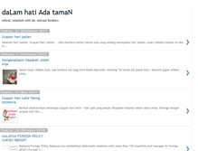 Tablet Screenshot of dalam-hati-ada-taman.blogspot.com