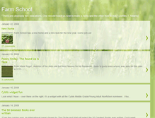Tablet Screenshot of farmschoolathome.blogspot.com