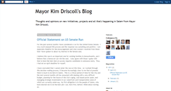Desktop Screenshot of mayorkimdriscoll.blogspot.com