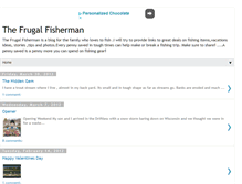 Tablet Screenshot of frugalfisherman.blogspot.com