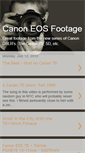 Mobile Screenshot of canoneosfootage.blogspot.com