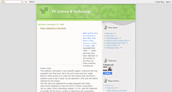 Desktop Screenshot of pktechnologies.blogspot.com