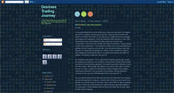 Desktop Screenshot of desireestradingjourney.blogspot.com