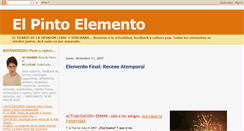 Desktop Screenshot of elpintoelemento.blogspot.com