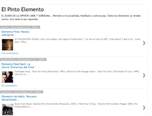 Tablet Screenshot of elpintoelemento.blogspot.com