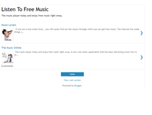 Tablet Screenshot of listen-tofreemusic.blogspot.com