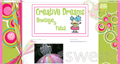 Desktop Screenshot of creativedreamsbowtiqueandtutus.blogspot.com