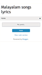 Mobile Screenshot of freemalayalamlyrics.blogspot.com