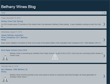 Tablet Screenshot of bethanywines.blogspot.com