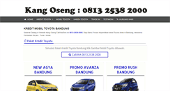 Desktop Screenshot of kreditmobiltoyotabandung.blogspot.com