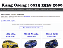 Tablet Screenshot of kreditmobiltoyotabandung.blogspot.com