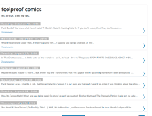 Tablet Screenshot of foolproofcomx.blogspot.com