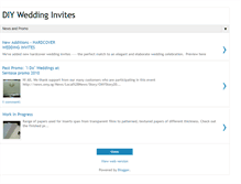 Tablet Screenshot of diyweddinginvite.blogspot.com