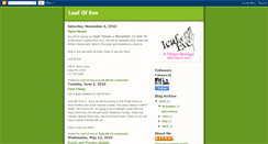 Desktop Screenshot of leafofeveonline.blogspot.com