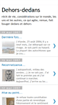 Mobile Screenshot of dehorsdedans.blogspot.com