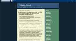 Desktop Screenshot of noticiasarchivel.blogspot.com