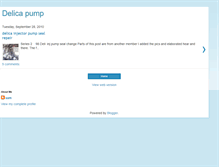 Tablet Screenshot of delicapumprepair.blogspot.com
