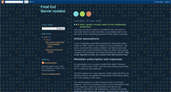 Desktop Screenshot of fcsvoodoo.blogspot.com