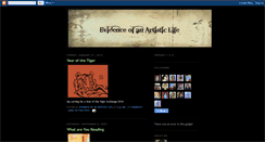 Desktop Screenshot of evidenceofanartisticlife.blogspot.com