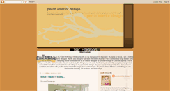Desktop Screenshot of perchinteriordesign.blogspot.com