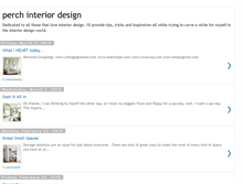 Tablet Screenshot of perchinteriordesign.blogspot.com