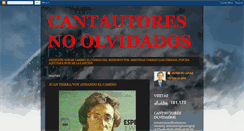 Desktop Screenshot of javiercantautores.blogspot.com