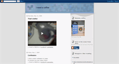 Desktop Screenshot of ineedacoffee.blogspot.com