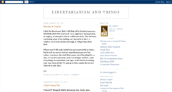 Desktop Screenshot of libertarianismandthings.blogspot.com