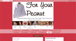 Desktop Screenshot of foryourpeanut.blogspot.com