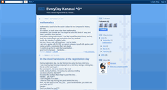 Desktop Screenshot of kanasaidaily.blogspot.com