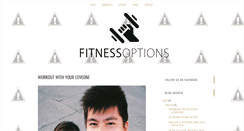 Desktop Screenshot of fitnessoptions.blogspot.com