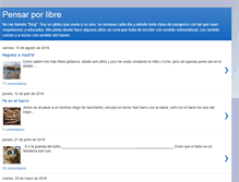 Tablet Screenshot of pensarporlibre.blogspot.com