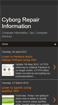 Mobile Screenshot of cyborgrepair.blogspot.com