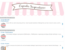 Tablet Screenshot of cupcakeinspirations.blogspot.com