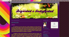 Desktop Screenshot of dignidadeindignidad.blogspot.com