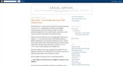 Desktop Screenshot of legaladvicehub.blogspot.com