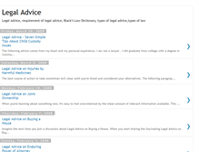 Tablet Screenshot of legaladvicehub.blogspot.com