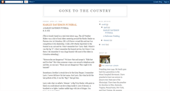 Desktop Screenshot of gonetothecountry.blogspot.com