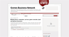 Desktop Screenshot of gomesbusinessnetwork.blogspot.com