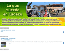 Tablet Screenshot of loquesucedeenescazu.blogspot.com