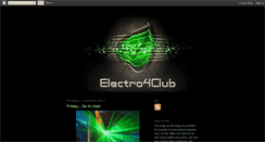 Desktop Screenshot of electro4club.blogspot.com