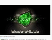 Tablet Screenshot of electro4club.blogspot.com