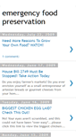 Mobile Screenshot of emergencyfoodpreservation.blogspot.com