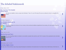 Tablet Screenshot of deludedbinkinsnosh.blogspot.com